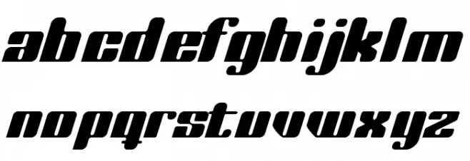 Complete Italic फ़ॉन्ट लोअरकेस