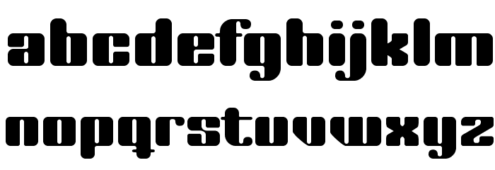 Complete Plain Font LOWERCASE