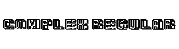 Complex Regular  Скачать бесплатные шрифты