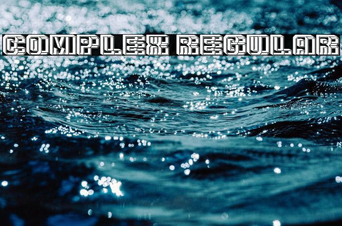 Complex Regular Example 1