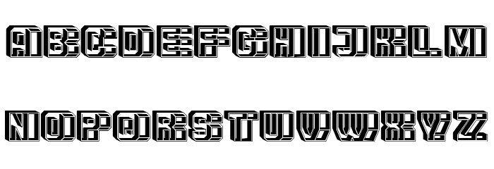Complex Regular Font LOWERCASE