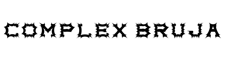Complex bruja  Скачать бесплатные шрифты