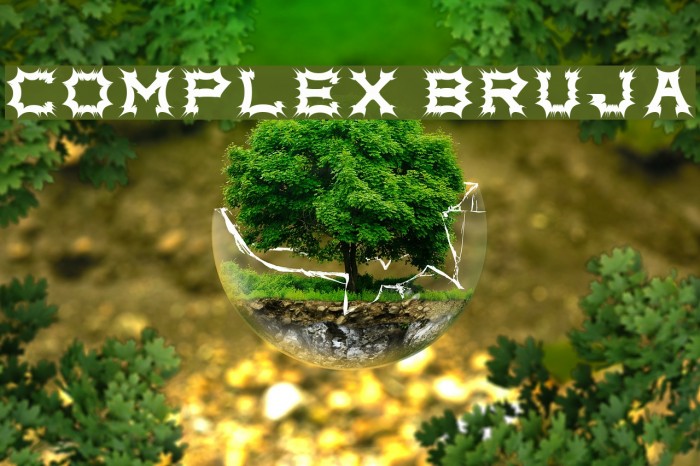 Complex bruja Font examples