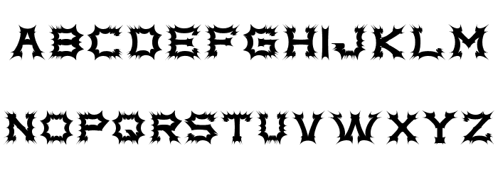 Complex bruja Font LOWERCASE