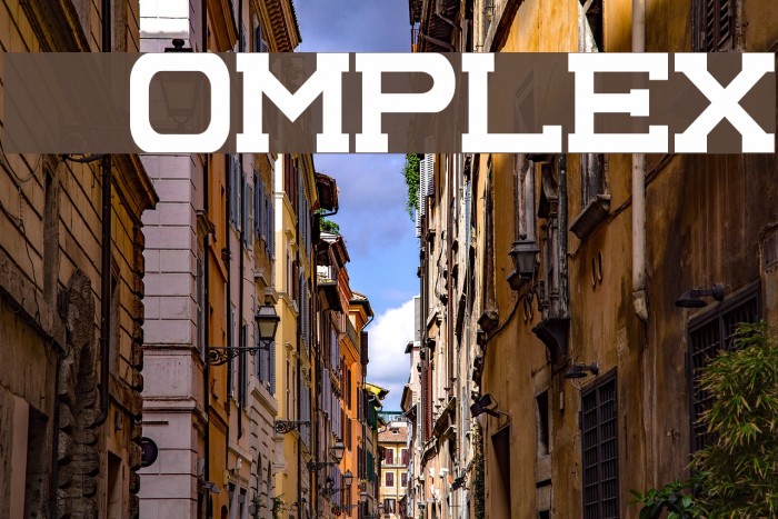 Complex Font examples