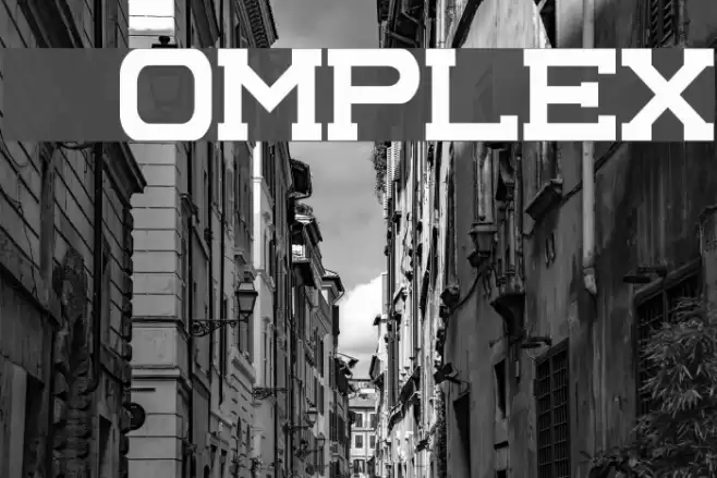 Complex خط examples