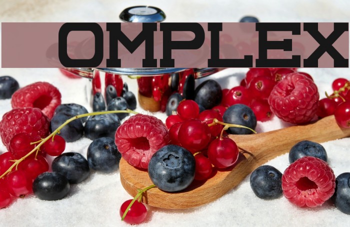 Complex Font examples