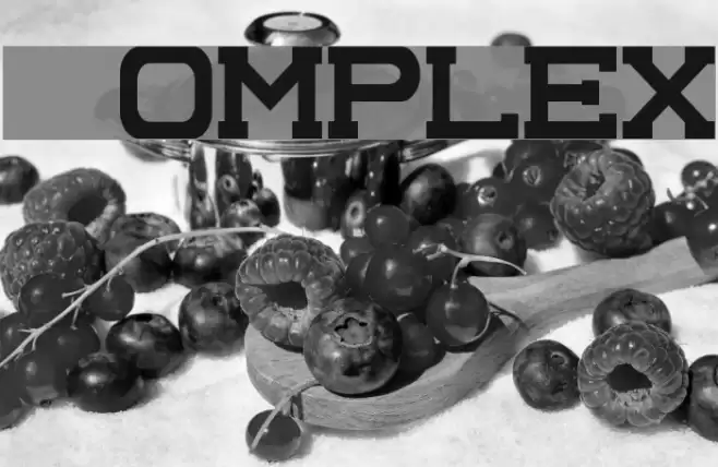 Complex خط examples