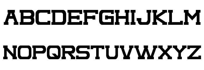 Complex Font LOWERCASE