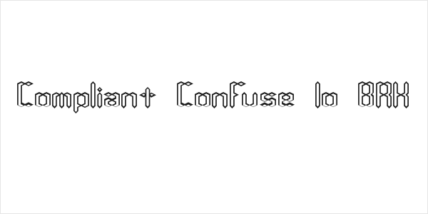 Compliant Confuse 1o BRK Logo