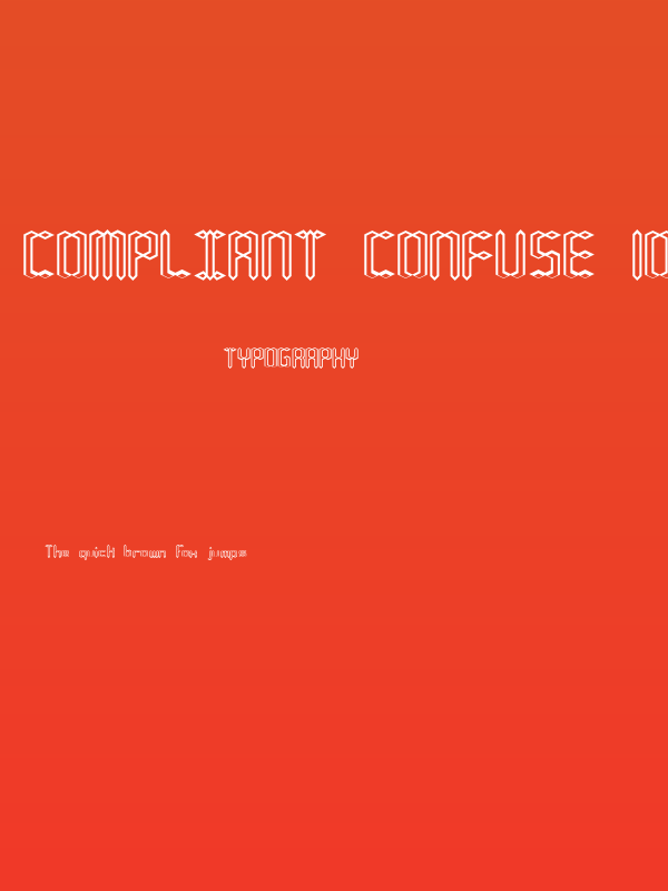Compliant Confuse 1o BRK Poster