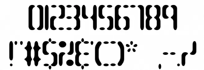 Compliant Confuse 3s BRK フォント その他の文字