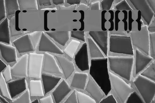 Compliant Confuse 3s BRK フォント examples
