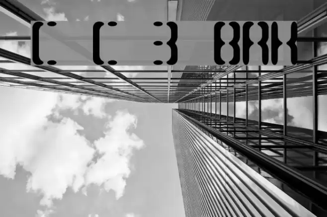 Compliant Confuse 3s BRK フォント examples