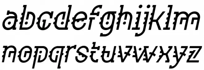 Component Italic फ़ॉन्ट लोअरकेस