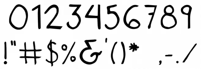 Composition Font OTHER CHARS