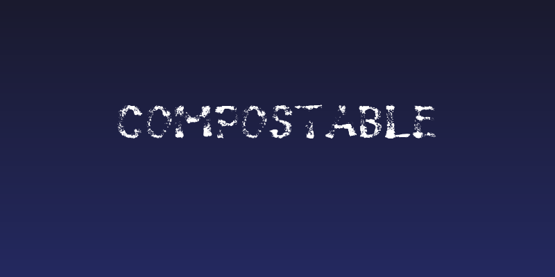 Compostable Social Header