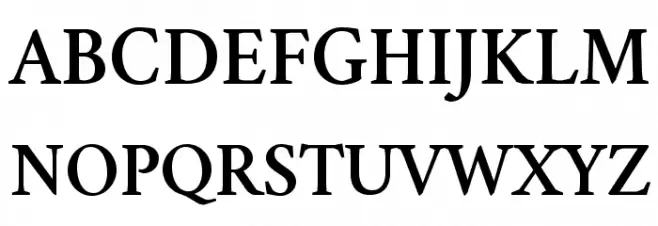 Comprehension-Dark Schriftart Groß