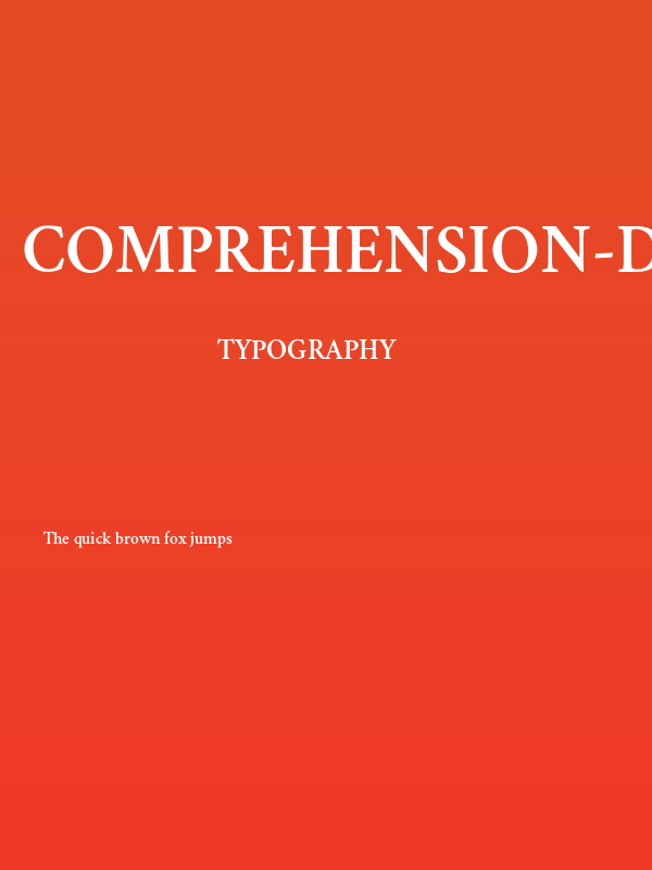 Comprehension-Dark Poster