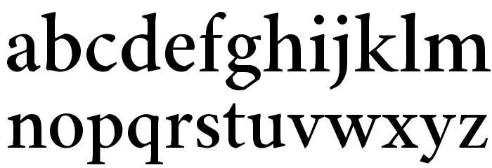 Comprehension-SemiBold Font LOWERCASE