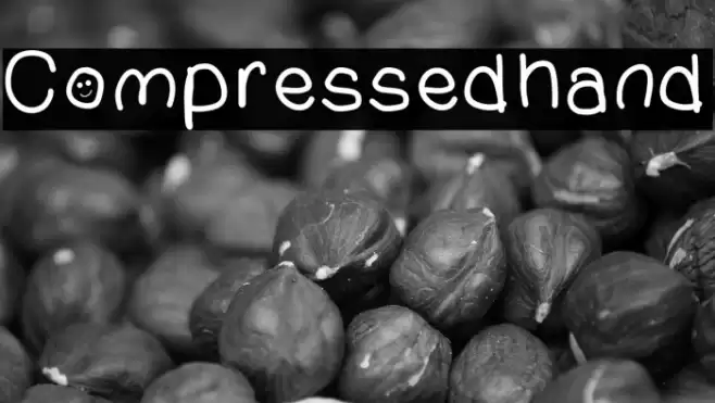 Compressedhand 字体 examples