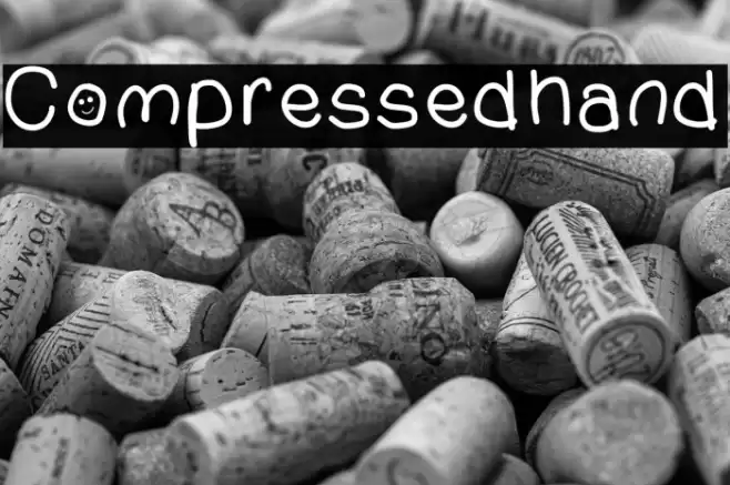 Compressedhand 字体 examples