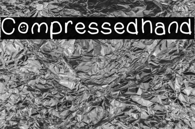 Compressedhand 字体 examples