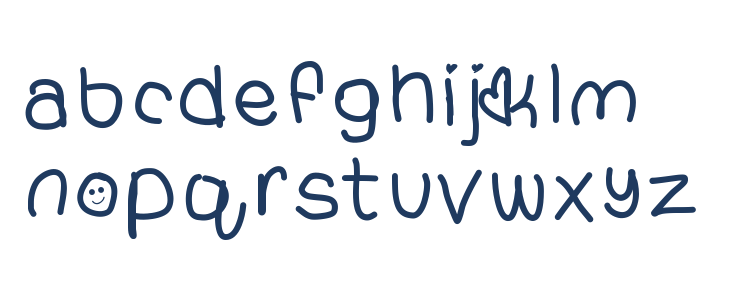 Compressedhand Lowercase