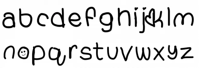 Compressedhand Polices MINUSCULES