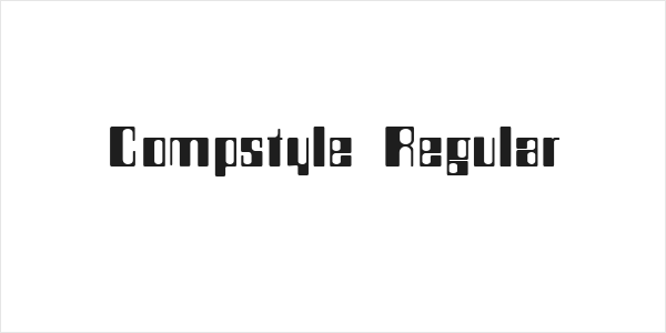 Compstyle Regular Logo