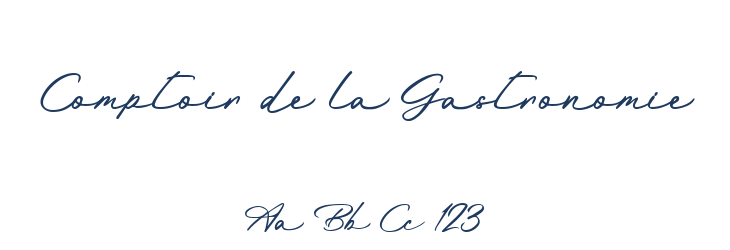 Comptoir de la Gastronomie Font Preview