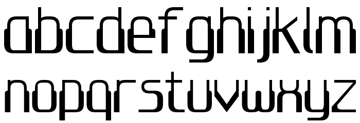 Computer 7 Font LOWERCASE