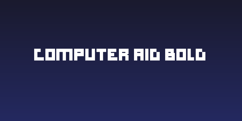Computer Aid Bold Social Header