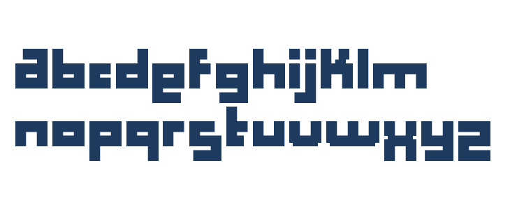 Computer Aid Bold Lowercase