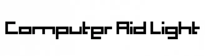 Computer Aid Light  Fuentes Gratis Descargar