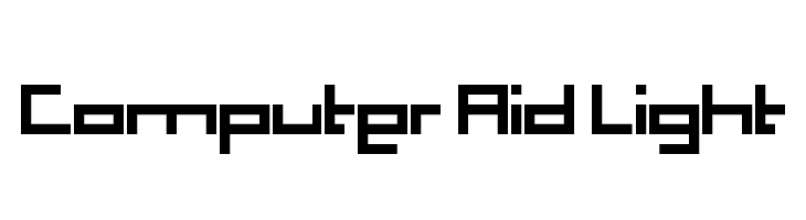 Computer Aid Light  Descarca Fonturi Gratis