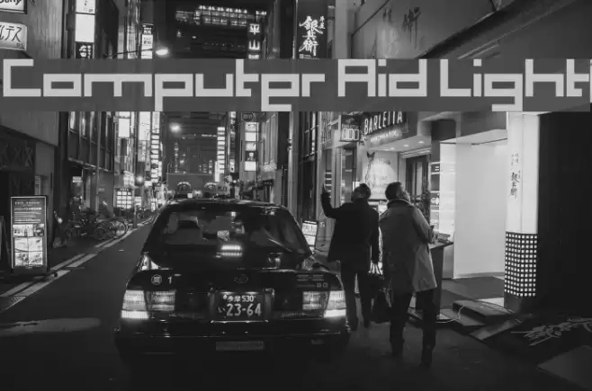 Computer Aid Light Font examples