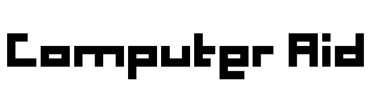 Computer Aid  font caratteri gratis