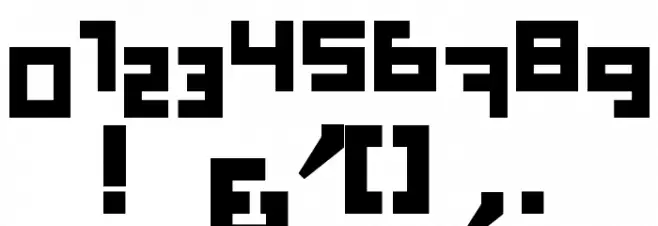 Computer Aid Font OTHER CHARS