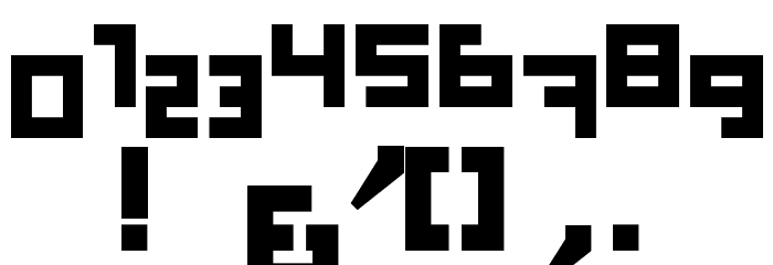 Computer Aid Font OTHER CHARS