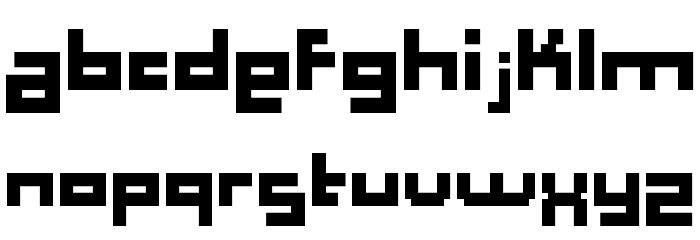 Computer Aid Font LOWERCASE