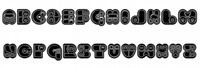 Computer Book Regular Font Litere mari