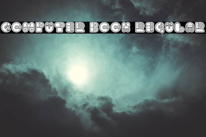 Computer Book Regular Font examples