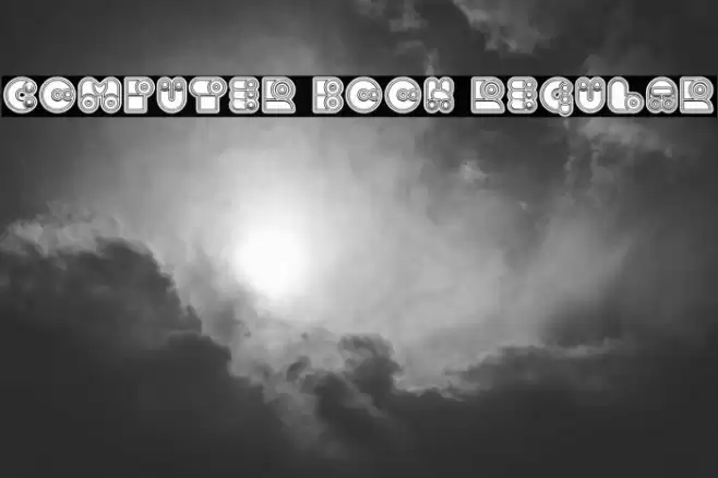 Computer Book Regular Font examples