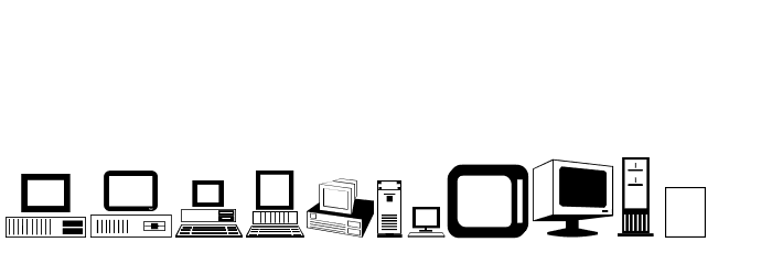 Computer Dingbats Font OTHER CHARS