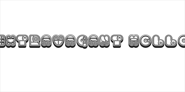 Computer Extravagant Hollow Regular Logo