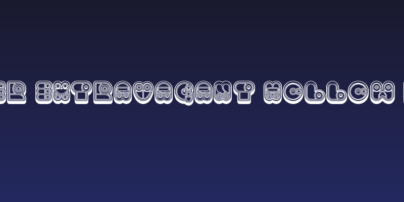 Computer Extravagant Hollow Regular Social Header