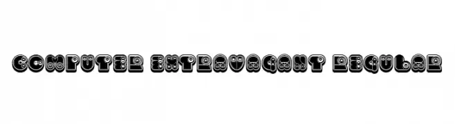 Computer Extravagant Regular  Fuentes Gratis Descargar