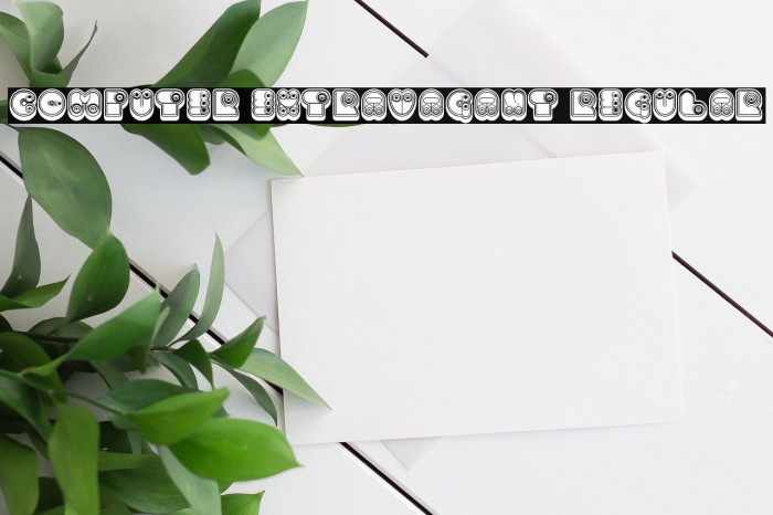 Computer Extravagant Regular Font examples