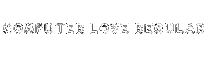 Computer Love Regular Font